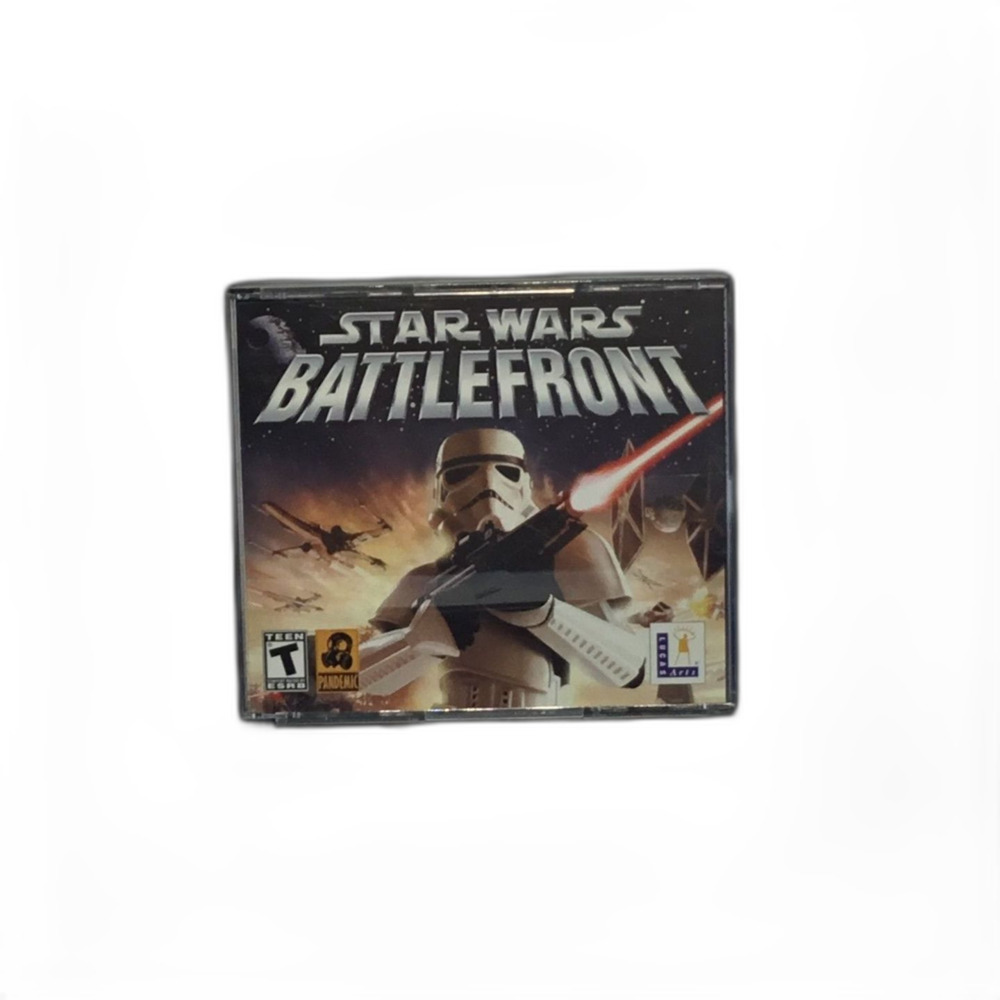 Star Wars Battlefront PC Game 3 Discs Retro Vintage LucasArts Classic